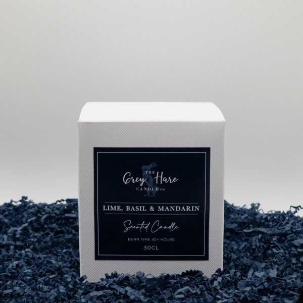 Lime, Basil & Mandarin- 30cl Candle - Image 2