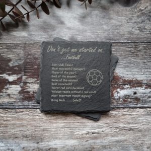 Football Slate Coaster