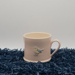 Blue Tit Espresso Mug - Pink