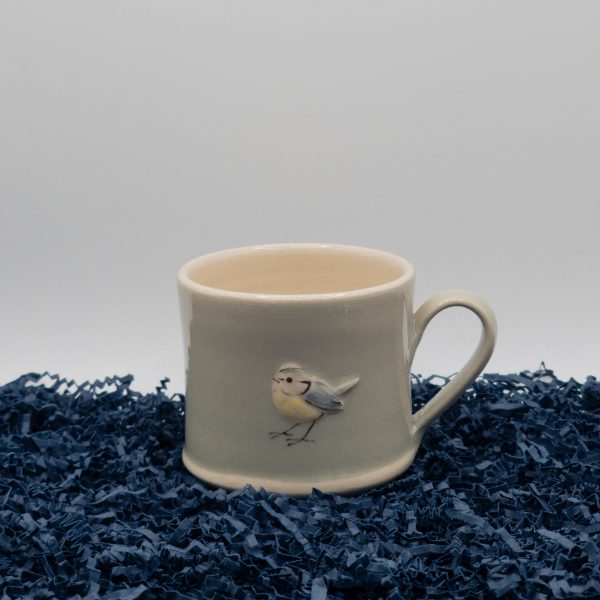 Blue Tit Espresso Mug - Eau de nil