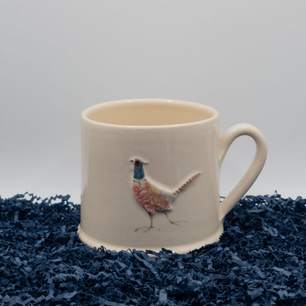 Pheasant Mug - Cream