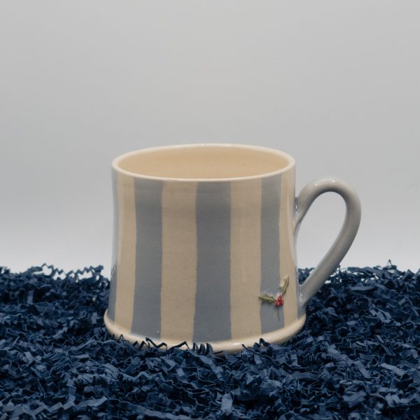 Holly Mug - Denim Striped