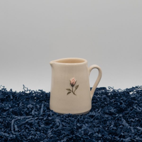 Rosebud Mini Jug - Cream