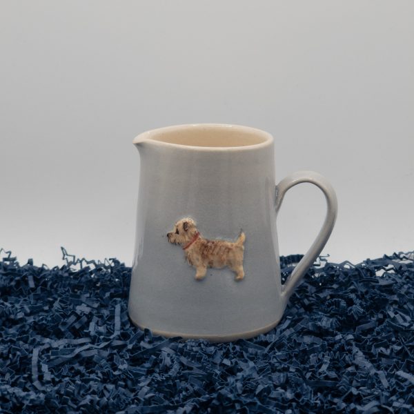 Terrier Small Jug - Denim Blue (Jane Hogben Pottery)