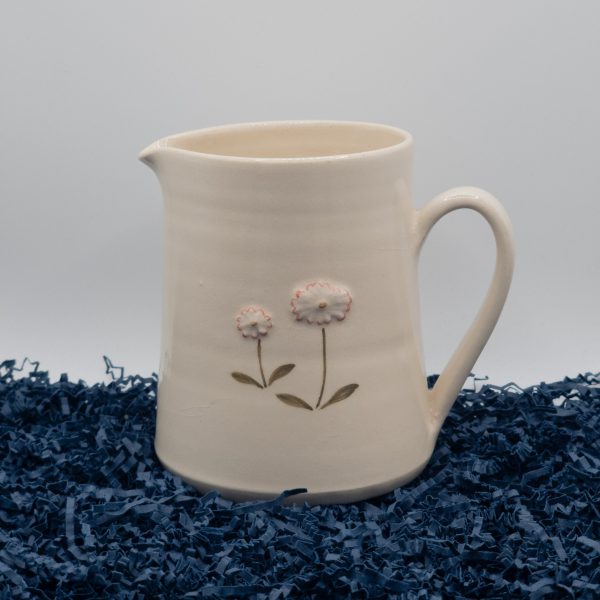 Primrose Medium Jug - Cream (Jane Hogben Pottery)