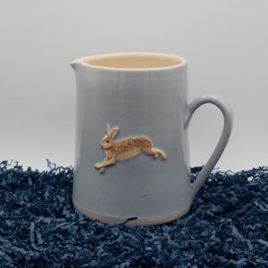 Hare Medium Jug - Denim Blue (Jane Hogben Pottery)