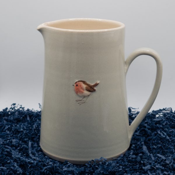 Robin Large Jug - Eau de nil (Jane Hogben Pottery)