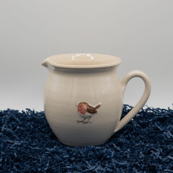 Robin Bellied Jug -  Cream (Jane Hogben Pottery)