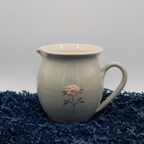 Dog Rose Bellied Jug - Eau de nil (Jane Hogben Pottery)