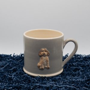 Cockapoo Mug - Grey (Jane Hogben Pottery)