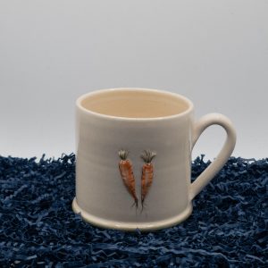 Carrots Mug - Cream (Jane Hogben Pottery)