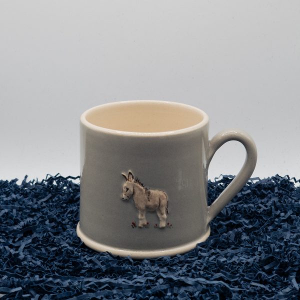 Donkey Mug - Grey (Jane Hogben Pottery)