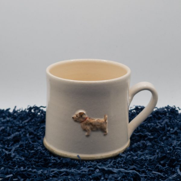Terrier Mug - Cream (Jane Hogben Pottery)