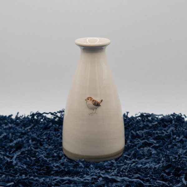 Wren Medium Vase - Cream (Jane Hogben Pottery)