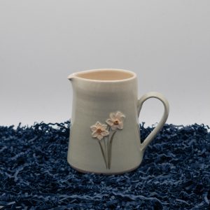Daffodils Small Jug - Eau de nil (Jane Hogben Pottery)