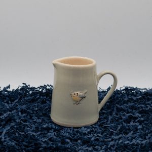 Blue Tit Mini Jug - Eau de nil (Jane Hogben Pottery)