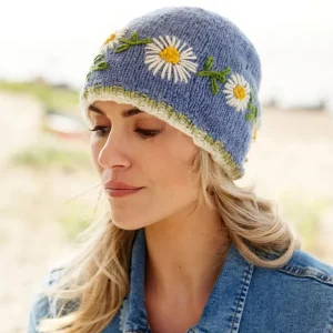 Daisy Chain Beanie - Jacaranda