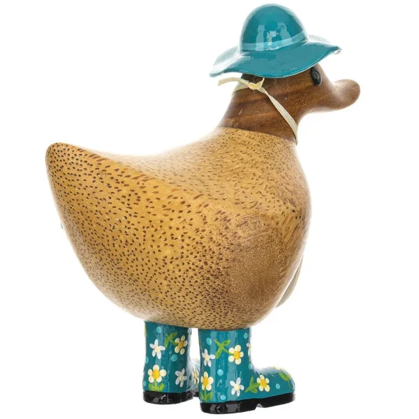 DCUK Floral Hat & Boots Ducky - Turquoise - Image 3