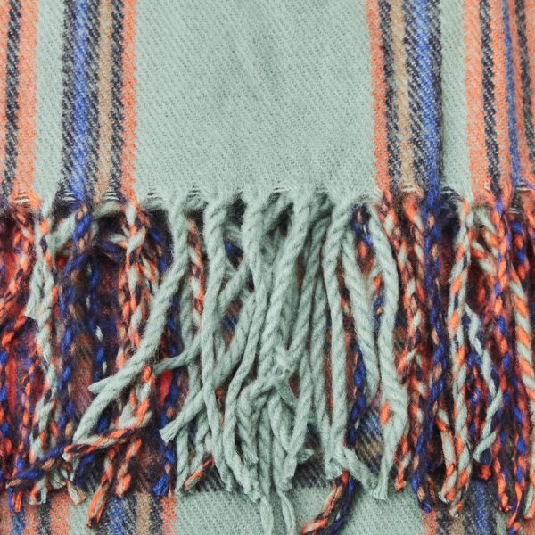 Miss Sparrow Green Tartan Scarf - Image 2