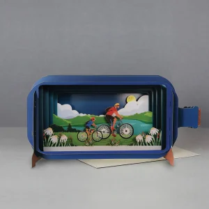 Pop Up Card - Cycling