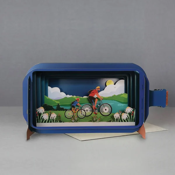 Pop Up Card - Cycling