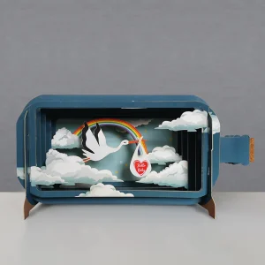 Pop Up Card - Stork