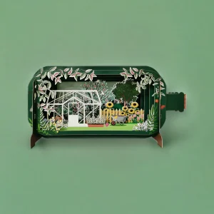 Pop Up Card - Greenhouse