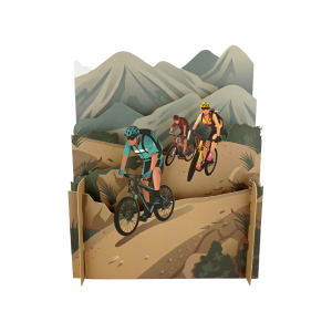 Pop Up Card - Bike Trail
