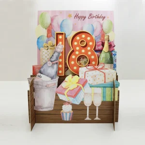 Pop Up Card - 18th