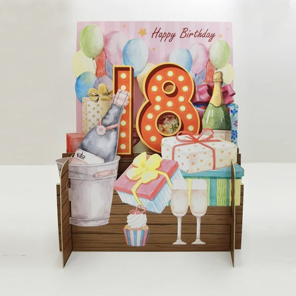 Pop Up Card - 18th