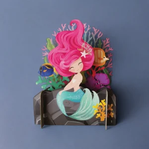 Pop Up Card - Mermaid
