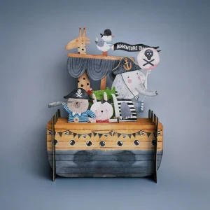 Pop Up Card - Pirate Ship