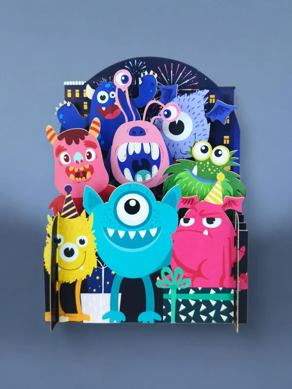 Pop Up Card - Monsters