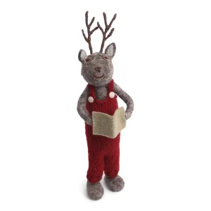 Big Grey Deer Decoration - Book