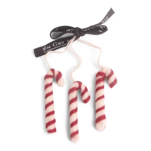 Candy Cane Decoration - Set of 3