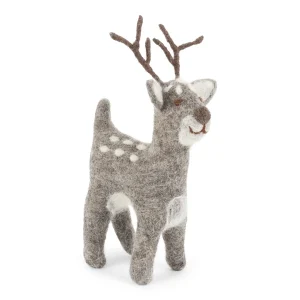 Cute Grey Deer Decoration