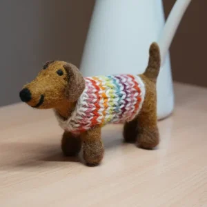 Felt Dachshund Ornament