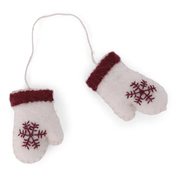 White Mittens Decoration