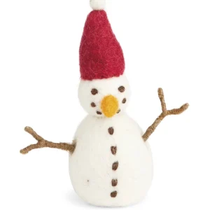 Snowman Decoration - Red Hat