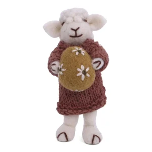 White Sheep Decoration - Egg