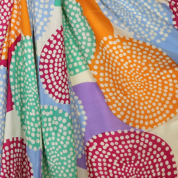 Bamboo POM Scarf - Multi Dots - Image 3