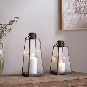 Giva Antique Brass Lantern
