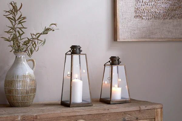 Giva Antique Brass Lantern