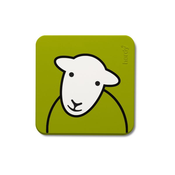 Green Sheep Coaster
