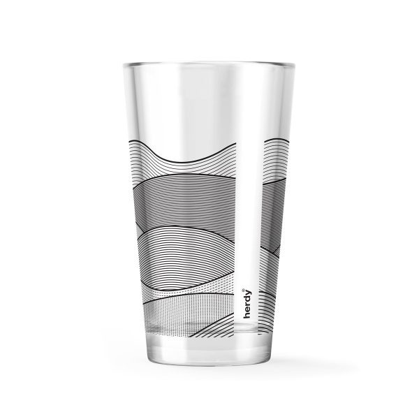 Grey Line Tumbler Glass - Image 3