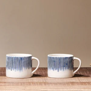 Striped Ceramic Mug Karuma Short