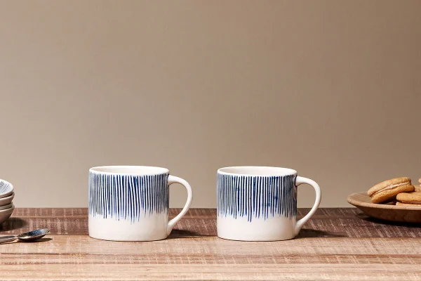 Striped Ceramic Mug Karuma Short