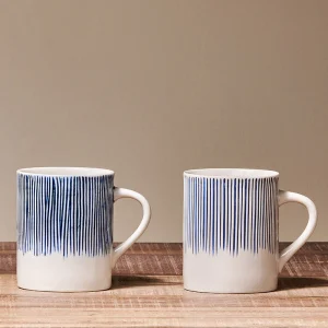 Striped Ceramic Mug Karuma Tall