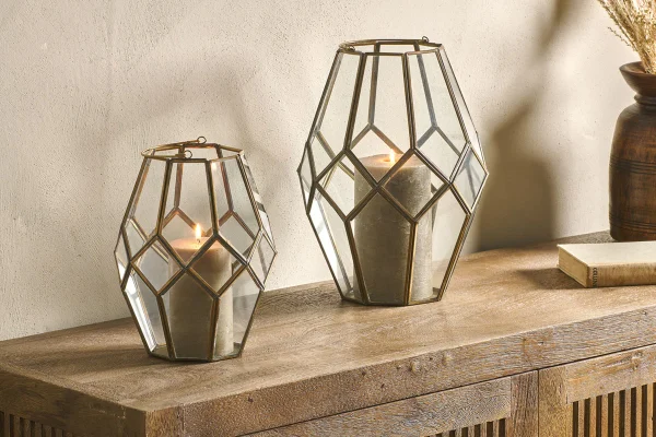 Mohani Antique Brass Lantern