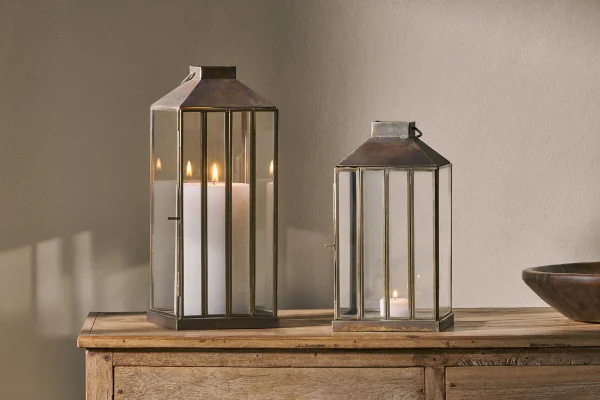 Nampo Aged Antique Lantern - Small
